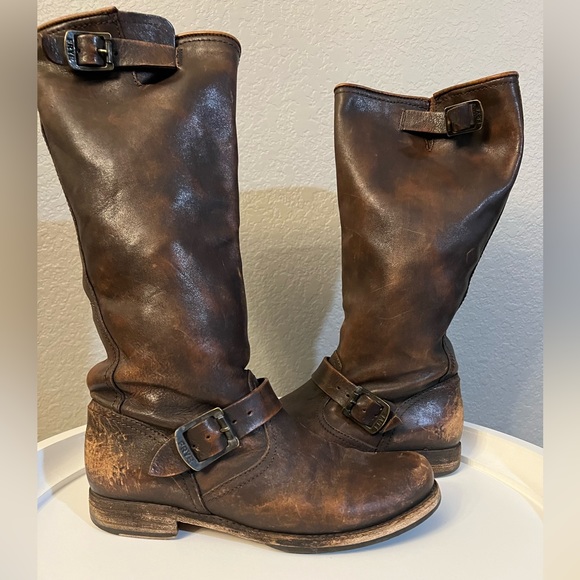 Frye Shoes - Frye leather Distressed Boot